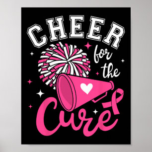 Póster Por Cure Cute Cheerader Cinta Rosa Pom Pom