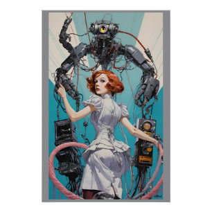 Póster Por el Amor de la Robótica