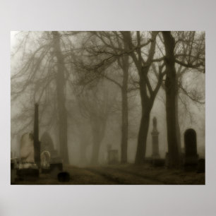 Póster Por el camino del cementerio