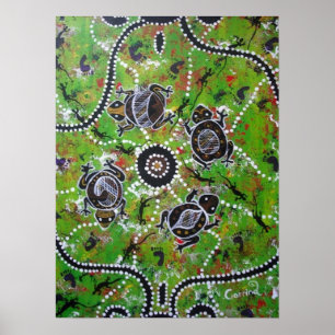 Póster Por el estanque