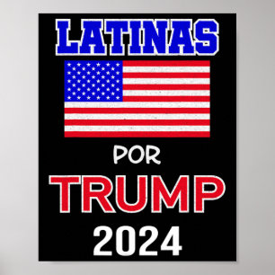 Póster Por el regalo de Trump 2024 - Latinas Por Trump