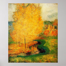 Por el Stream, otoño - Paul Gauguin - c1885