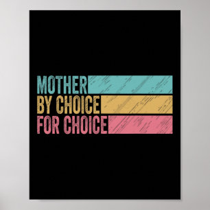 Póster Por Elección De Los Derechos Feministas Elección P