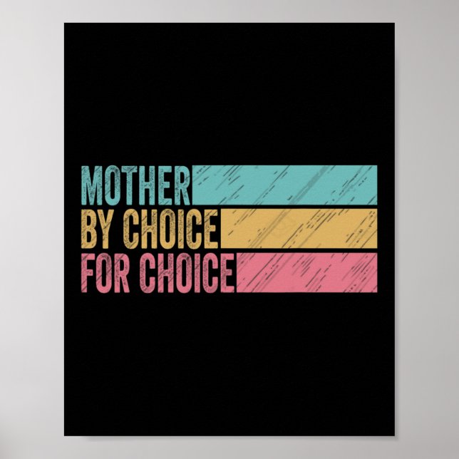 Póster Por Elección De Los Derechos Feministas Elección P (Frente)