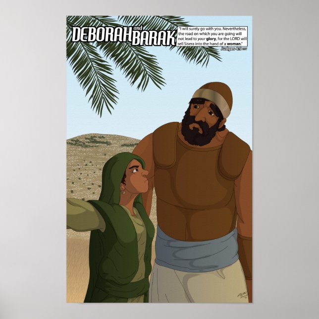 Póster Por Faith Series - Deborah y Barak Poster 11" x 17 (Frente)