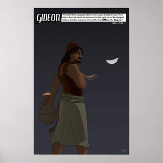 Póster Por Faith Series - Poster Gideon de 11" x 17"