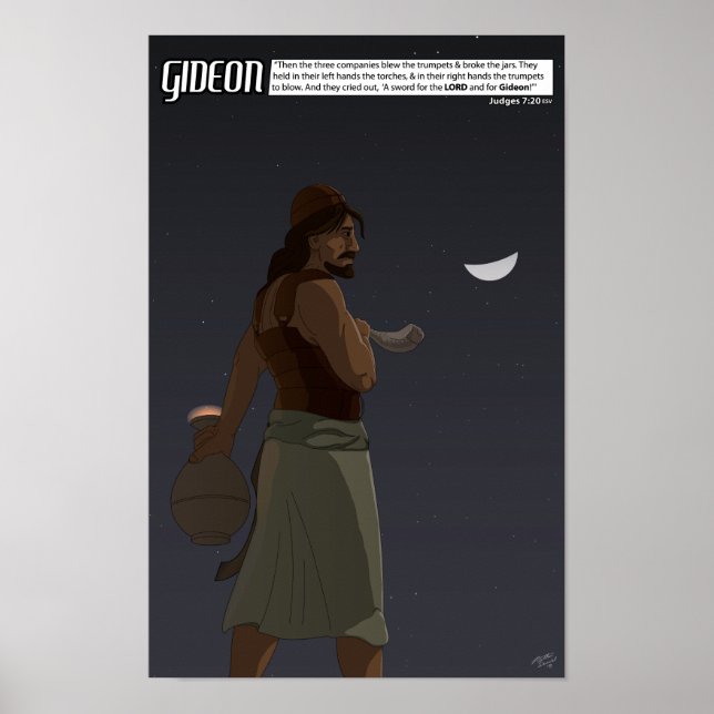 Póster Por Faith Series - Poster Gideon de 11" x 17" (Frente)