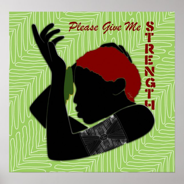 Póster Por Favor, Dame Fuerza (Frente)