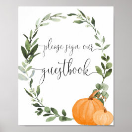 Póster Por favor, firme el cartel de "Caer" del libro de