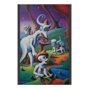 Póster Por favor, no comas el arte, hombre - Ken Gage Art