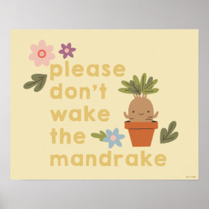 Póster Por Favor No Despertar La Mandrake