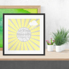 Póster Por favor, no me quites el sol