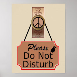 Póster Por favor, no molestar