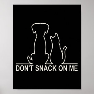 Póster Por Favor No Picoteen En Mi, Están Comiendo A Los 