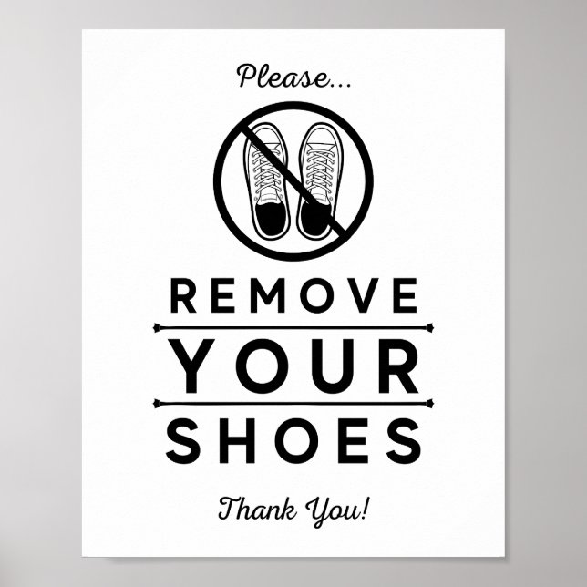 Póster Por Favor, Quite Sus Zapatos (Frente)