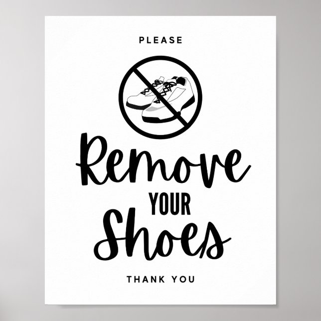 Póster Por Favor, Quite Sus Zapatos (Frente)