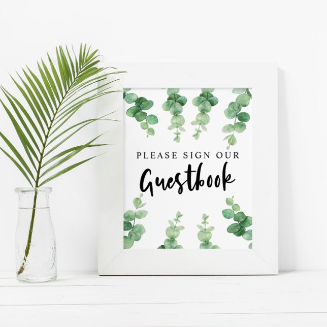 Póster Por favor, Rótulo a nuestro Boda del libro de visi (Subido por el creador)