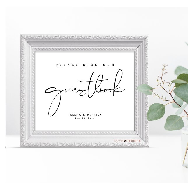 Póster Por Favor, Rótulo Nuestro Libro De Visitas, Rótulo (Subido por el creador)