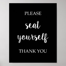 Póster Por Favor, Siéntese