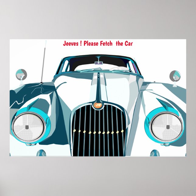 Póster Por Favor Traiga El Coche (Frente)