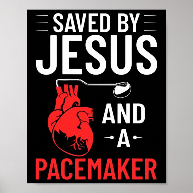 Póster Por Jesús Y Un Pacemaker (Frente)