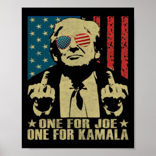 Póster Por Joe One Para Kamala Funny Trump 2024