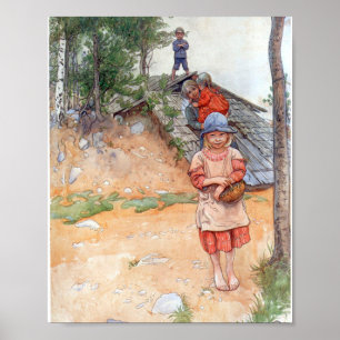 Póster Por La Bodega - Carl Larsson 1917