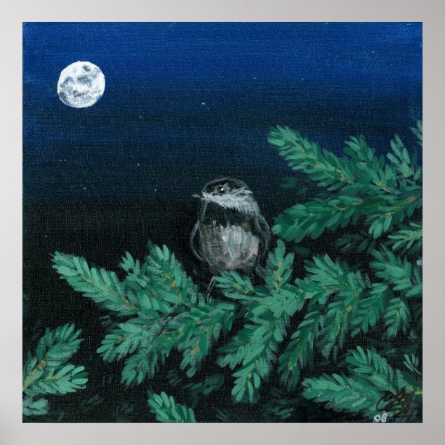 Póster Por la luna (Frente)