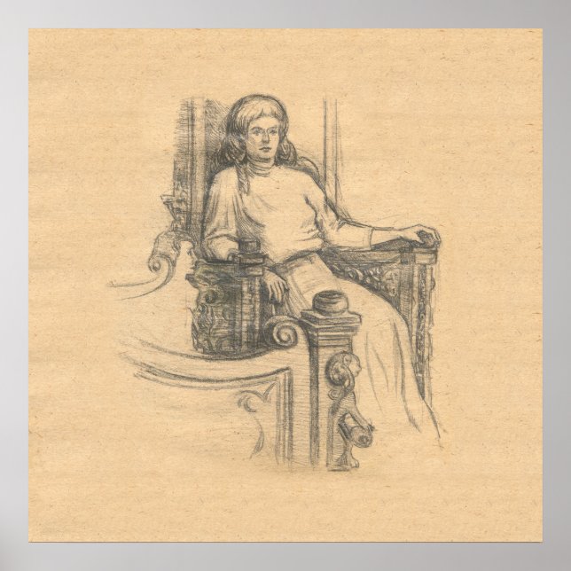 Póster Por la noche en la vieja casa (Frente)