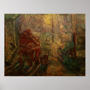 Póster Por la noche - The Watch by Vincent van Gogh