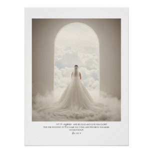 Póster Por la novia que ama. Brillante
