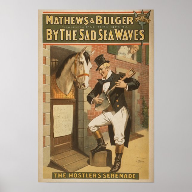 Póster Por Las Tristes Olas Del Mar (Frente)