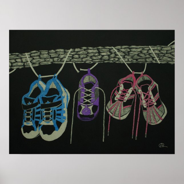 Póster Por los "niños desaparecidos y explotados" (Frente)