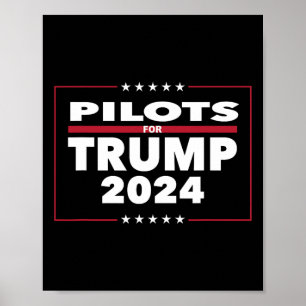Póster Por los pilotos republicanos del presidente Trump