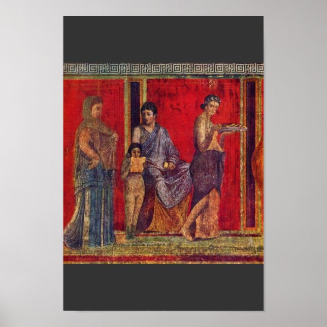 Póster Por Pompejanischer Maler Um 60 V. Chr. (Frente)