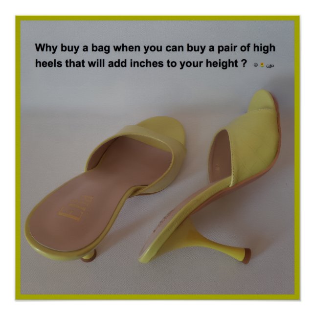 PÓSTER POR QUÉ COMPRAR UNA BOLSA (Anverso)