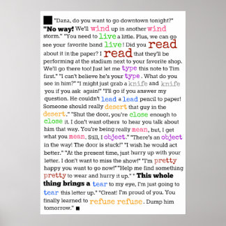 Póster Por qué es tan difícil aprender inglés
