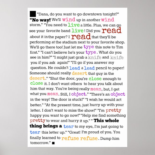 Póster Por qué es tan difícil aprender inglés (Frente)