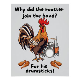 Póster ¿Por qué se unió el gallo a la banda? Por su tambo
