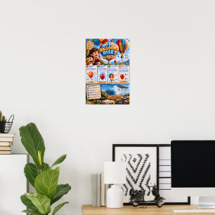 Póster Por qué suben los globos
