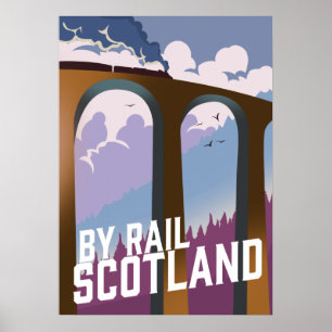 Póster Por Rail Scotland