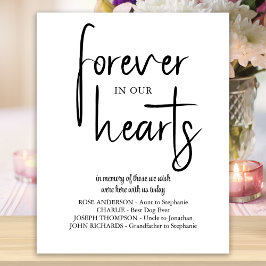 Póster Por Siempre en Nuestros Corazones Personaliza Memo
