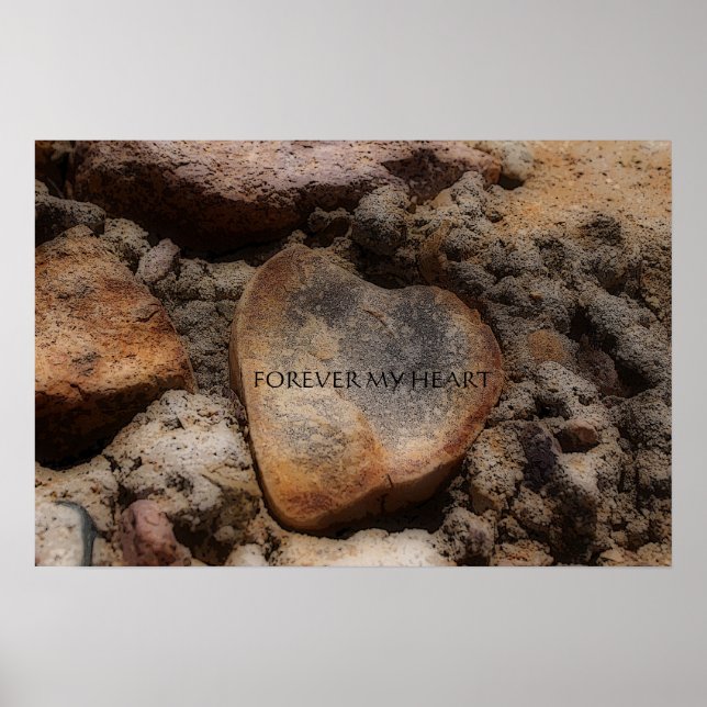 Póster Por siempre mi poster de corazón (Frente)
