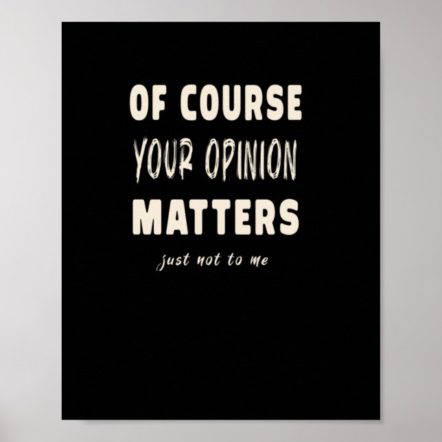 Póster Por Supuesto, Su Opinión S2 (Frente)