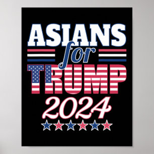 Póster Por Trump, partidario de Trump en las elecciones d