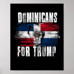 Póster Por Trump República Dominicana Patriótica