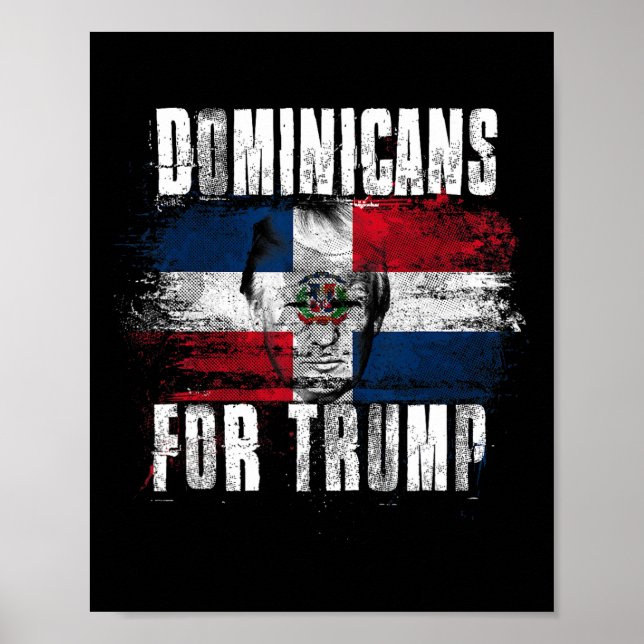 Póster Por Trump República Dominicana Patriótica (Frente)