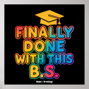 Póster Por último, con los bancos centrales Una graduació