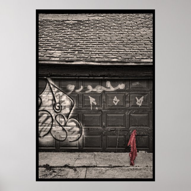 Póster Por Un Hilo De Puerta Trasera... (Frente)