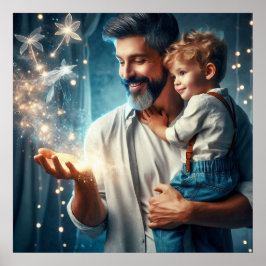 Póster Por un padre que puede hacer magia (2)